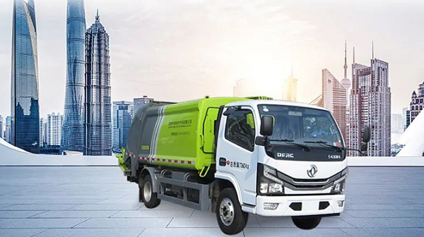 凌宇壓縮式垃圾車-固廢生活垃圾污物克星！