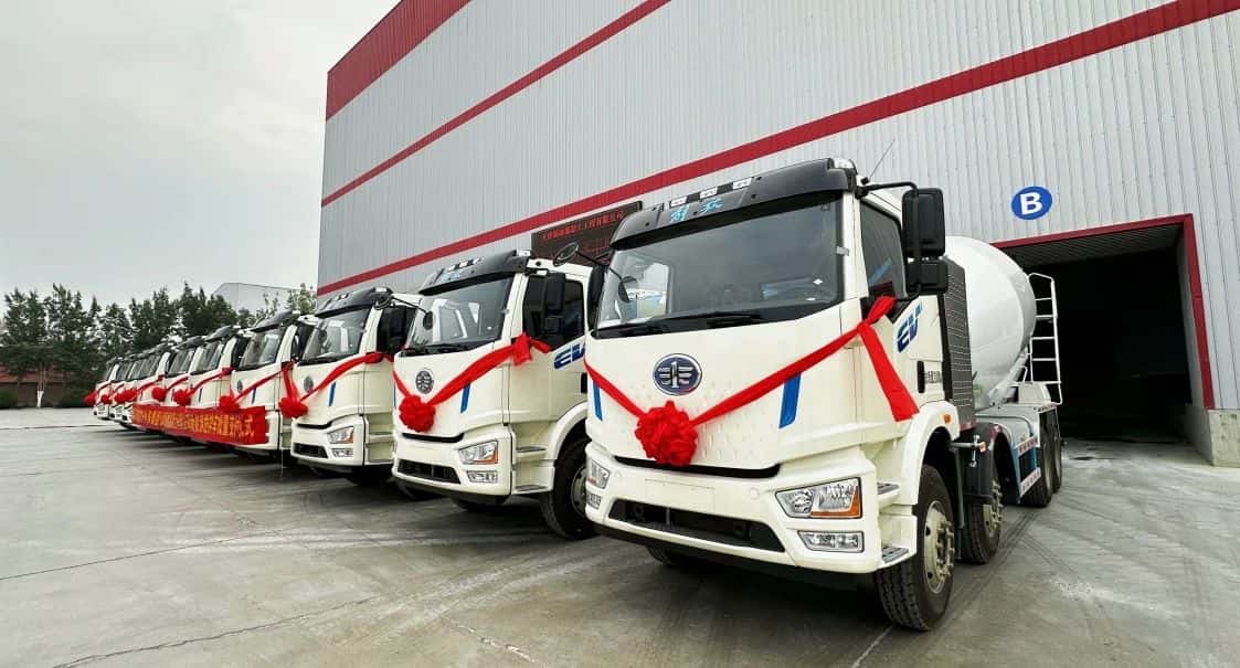 實力見證！中集車輛攪拌車再獲大客戶批量復(fù)購